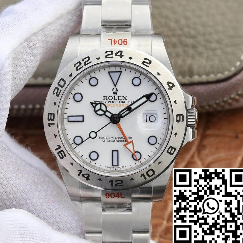 V4 Stainless GM Rolex Explorer M216570-0001 White Steel Dial Factory 0111